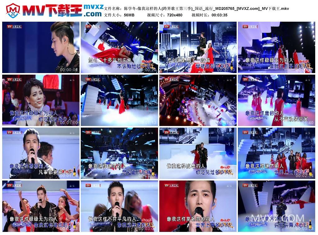 陈学冬-像我这样的人(跨界歌王第三季)_国语_流行_MD205765